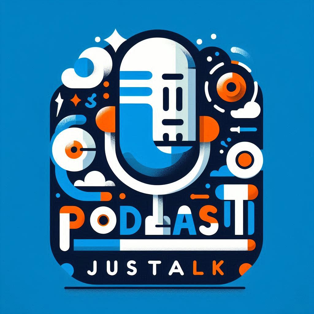 Wie das PodcastTeam JUSTTALK mit Hilfe von KI zu seinem Logo kam.